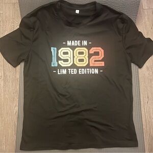 Made in 1982 Graphic Tee Sz L